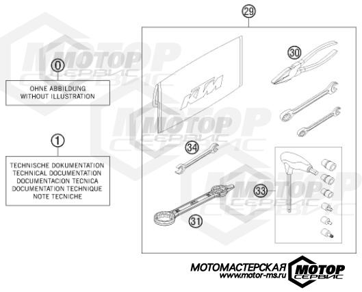 KTM Enduro 350 EXC-F 2013 ACCESSORIES KIT