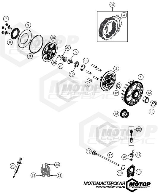KTM MX 125 SX 2020 CLUTCH