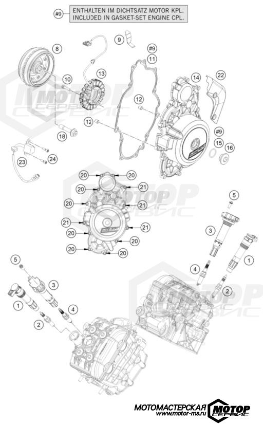 KTM Naked 1290 Super Duke R Evo Orange 2023 IGNITION SYSTEM