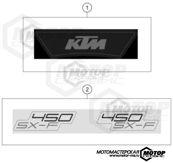 KTM MX 450 SX-F 2023 DECAL