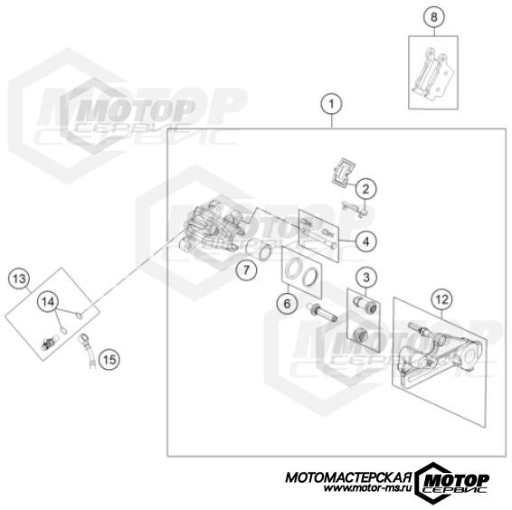KTM MX 85 SX 17/14 2023 REAR BRAKE CALIPER