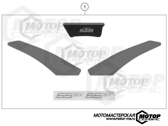 KTM MX 65 SX 2023 DECAL
